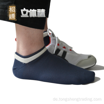 Basic Double-Top Dreidimensionale Sneaker-Herrensocken